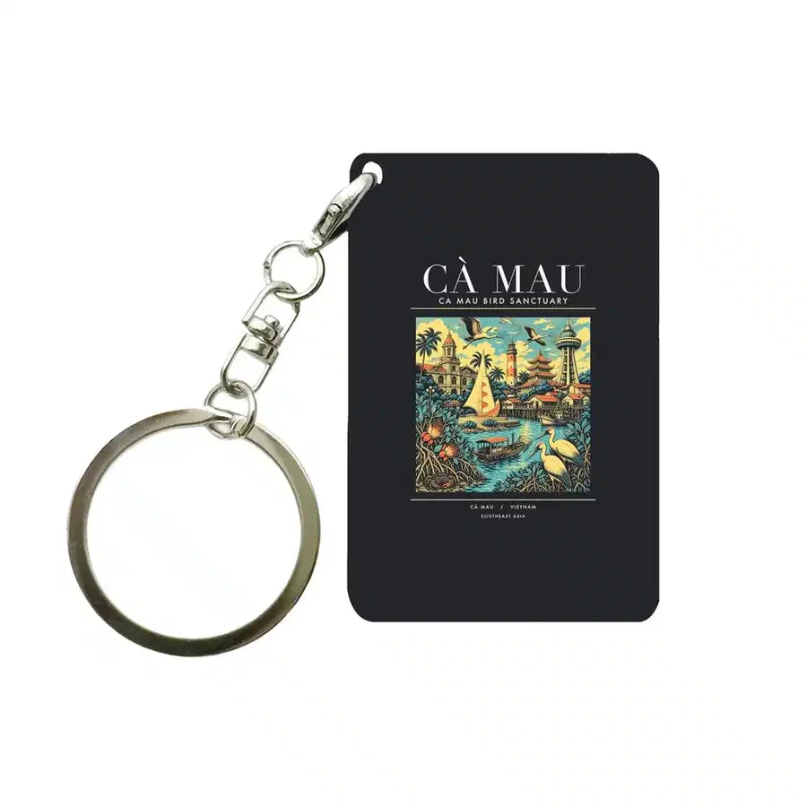 CÀ MAU - Poster - Key Chain - Black