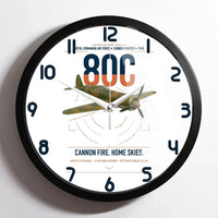 Thumbnail for IAR 80C design on white framed wall clock