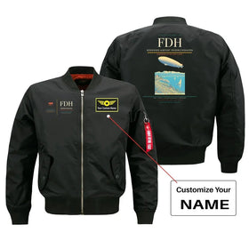 Bodensee-Airport Friedrichshafen (FDH) Bomber Jacket