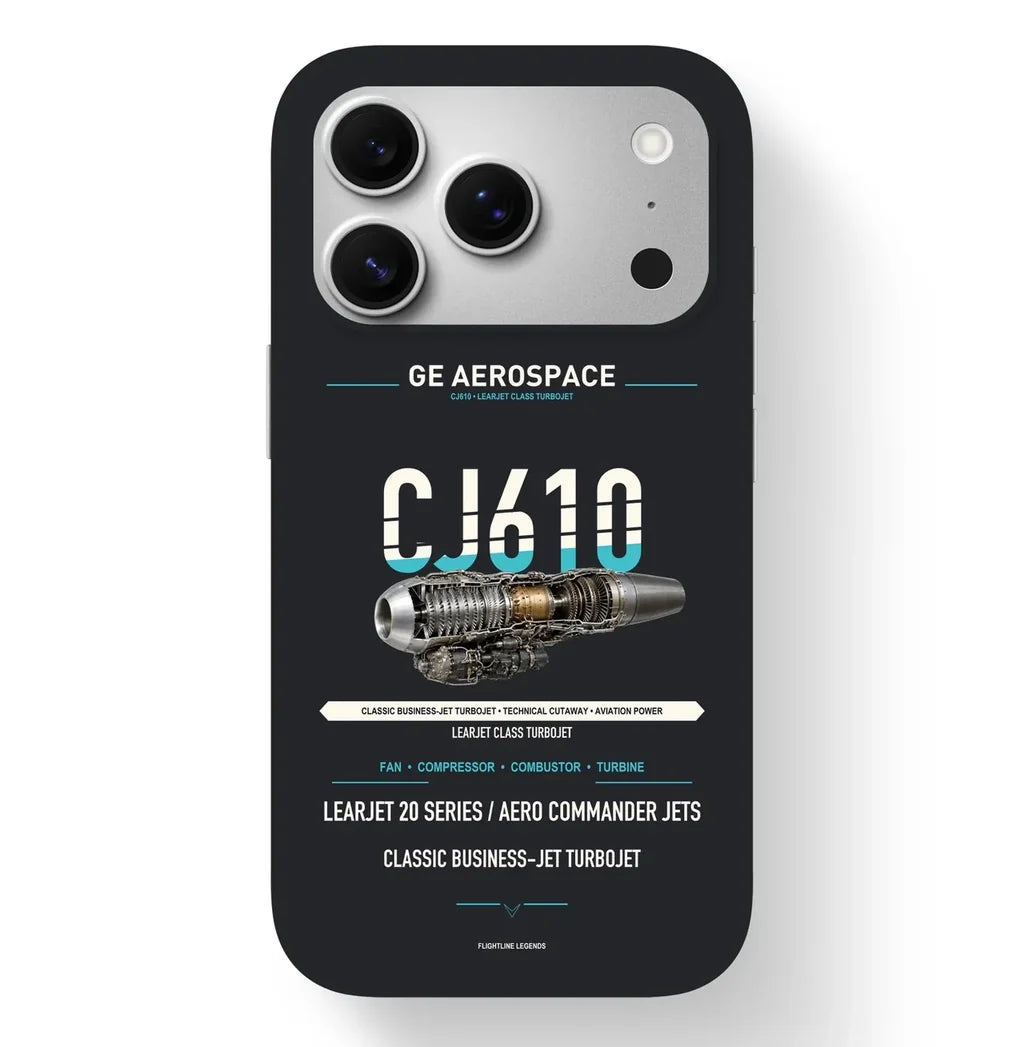 CJ610 Case design on black iphone case