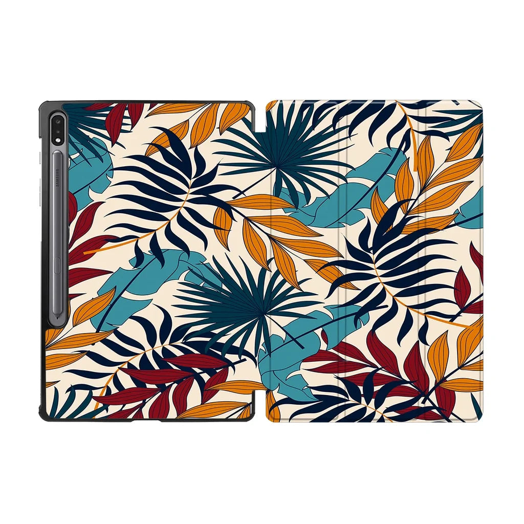 Super Leafs aviation design on tablet case for Samsung tablet.