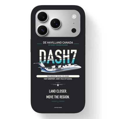 de Havilland Canada DHC-7-102 Dash 7 Case design on black iphone case