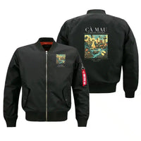 Thumbnail for CÀ MAU - Poster - Bomber Jacket - Black