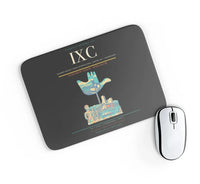 Thumbnail for Shaheed Bhagat Singh International Airport (IXC) design on black rectangle mouse pad