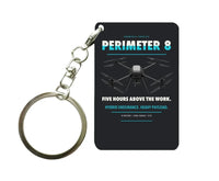 Thumbnail for Skyfront Perimeter 8 Key Chain design on black key chain
