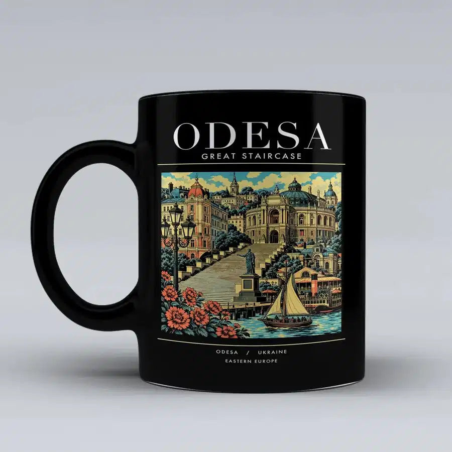 ODESA - Poster - Mug - Black