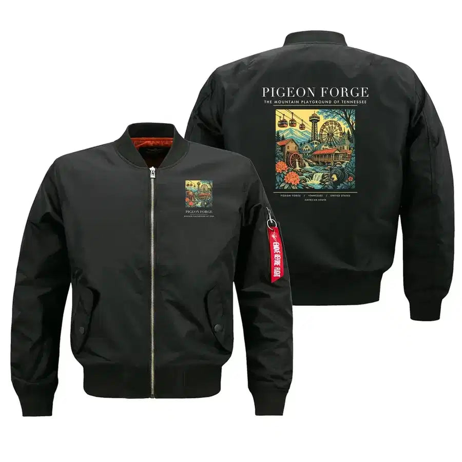 PIGEON FORGE - Poster - Bomber Jacket - Black