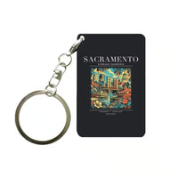 Thumbnail for SACRAMENTO - Poster - Key Chain - Black