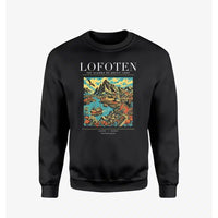 Thumbnail for LOFOTEN - Poster - Sweatshirt - Black