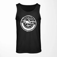 Thumbnail for Aviation Lovers aviation design on breathable cotton tank top.