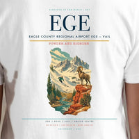 Thumbnail for Eagle County Regional Airport (EGE) double-side t-shirt design close-up cover