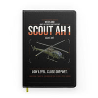 Thumbnail for Westland Scout AH1 design on black notebook
