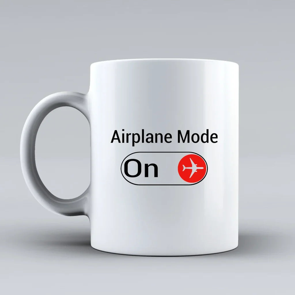 Customisable Airplane Mode Mug - view 2