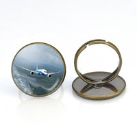 Thumbnail for Cruising Boeing 787 aviation ring in stainless steel.