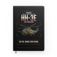 Thumbnail for Sikorsky HH-3E Jolly Green Giant design on black notebook
