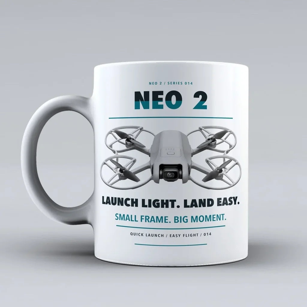 Neo 2 Mug design on white dji
