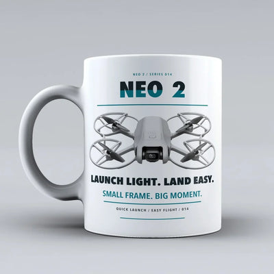 Neo 2 Mug design on white dji