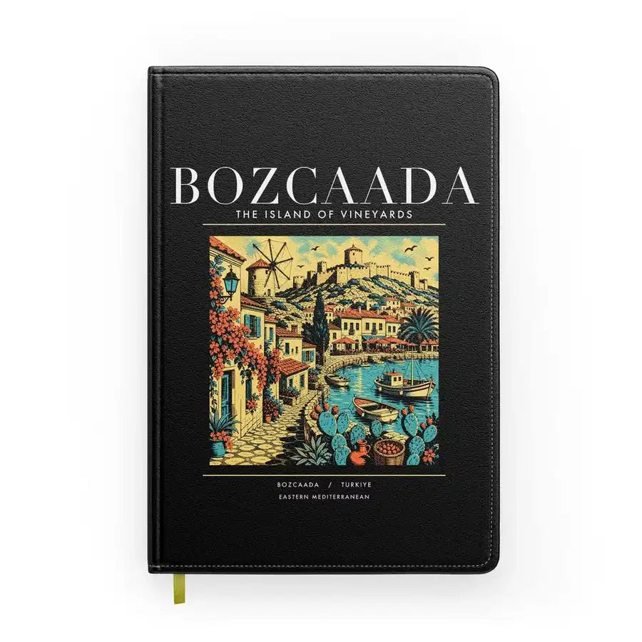 BOZCAADA - Poster - Notebook - Black