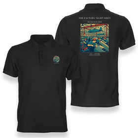The Factory Night Shift Premium Polo T-Shirts
