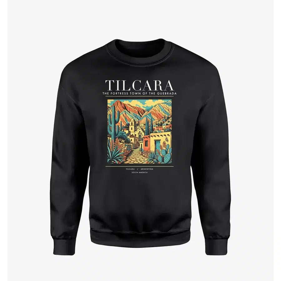 TILCARA - Poster - Sweatshirt - Black