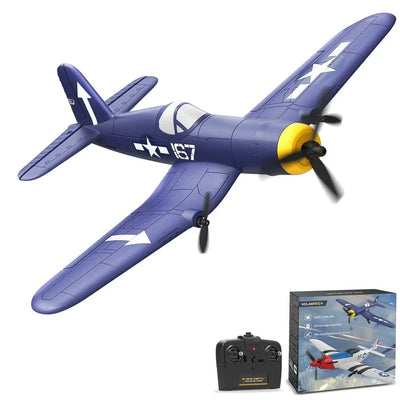 Side view of F4U Corsair 400mm 3CH RC Fighter RTF (2.4G, Gyro Stabilizer, EPP Foam) aviation RC model in durable ABS plastic.