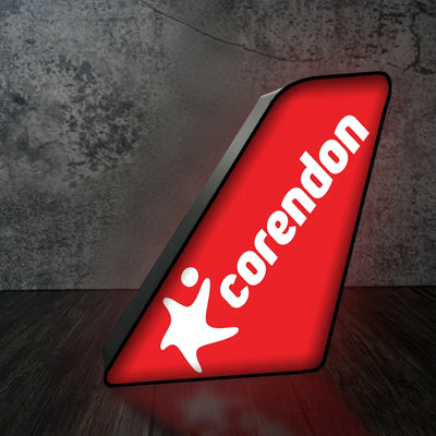 Corendon Airlines Led Aircraft Tail aviation themed 3D aircraft tail lamp, premium acrylic with LED.