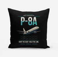 Thumbnail for P-8A Poseidon design on black pillow