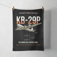 Thumbnail for KB-29P SUPERFORTRESS design on black towel