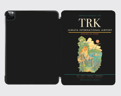 Juwata International Airport (TRK) design on black ipad tablet case