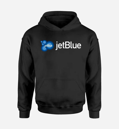 Jetblue Airways Airlines logo printed on black hoodie
