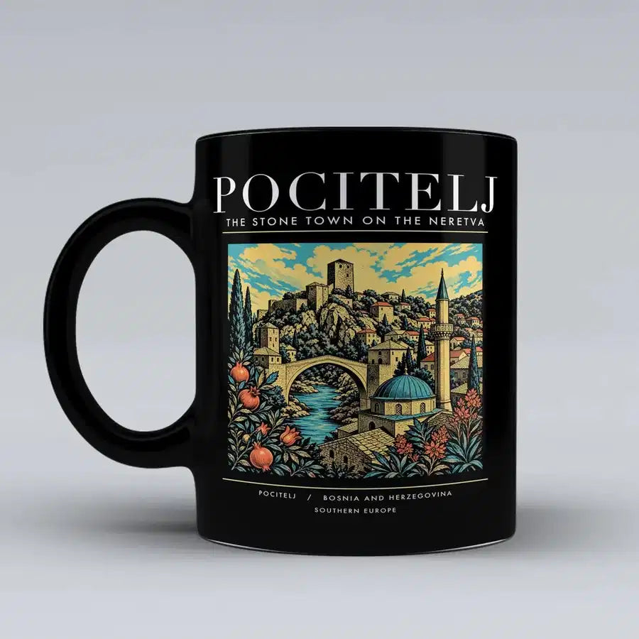 POCITELJ - Poster - Mug - Black