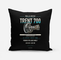 Thumbnail for TRENT 700 design on black pillow