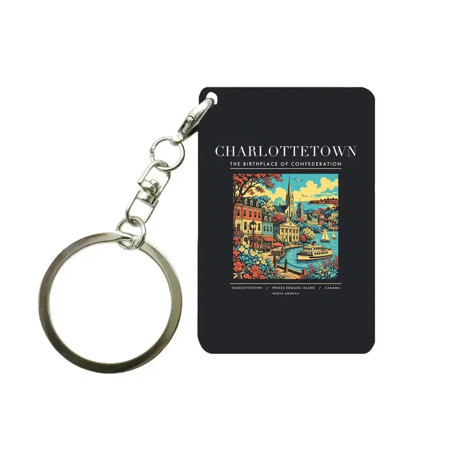 CHARLOTTETOWN - Poster - Key Chain - Black