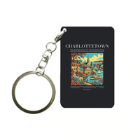 Thumbnail for CHARLOTTETOWN - Poster - Key Chain - Black