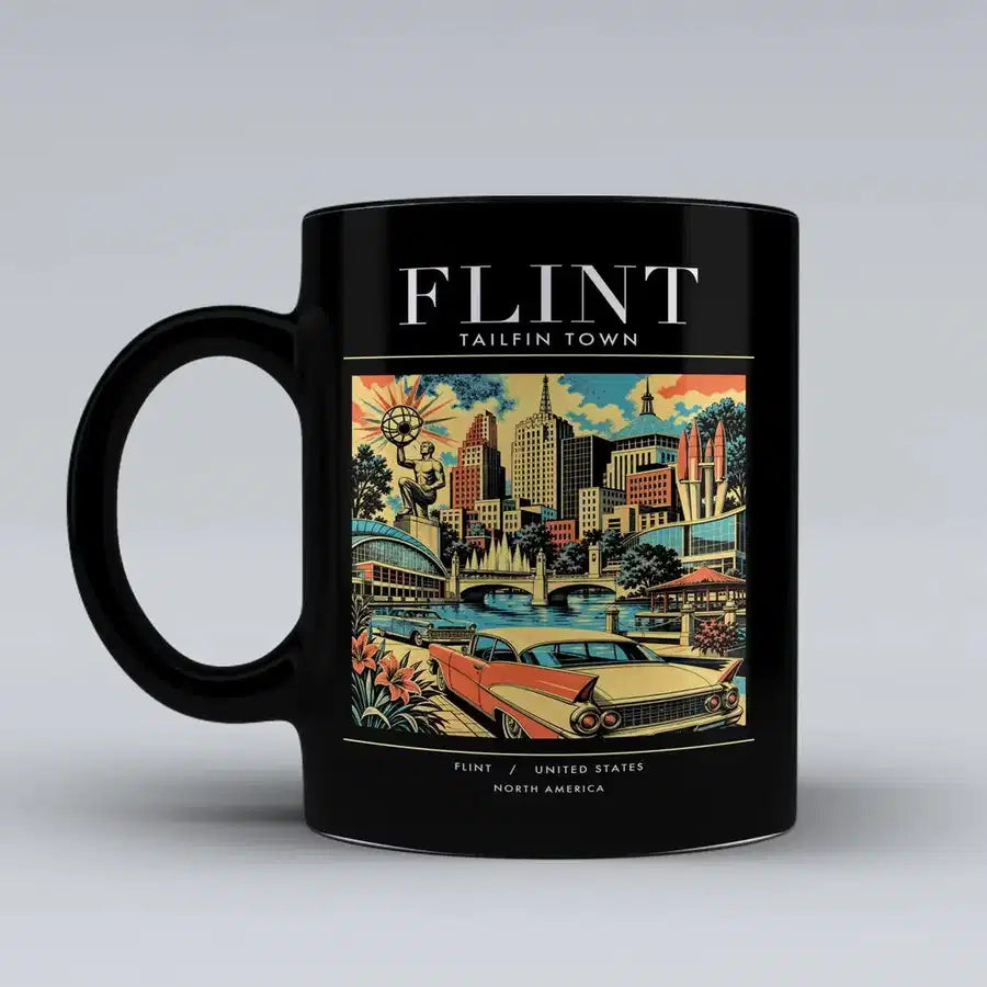FLINT - Poster - Mug - Black