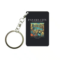 Thumbnail for PANAMA CITY - Poster - Key Chain - Black