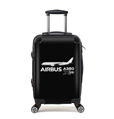 The Airbus A350 WXB Cabin Size aviation design luggage, durable shell construction.