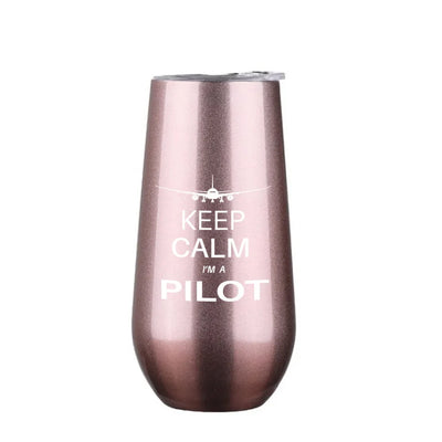 Pilot (777 Silhouette) 6oz Egg aviation design on 6oz egg cup, compact 6oz ceramic.