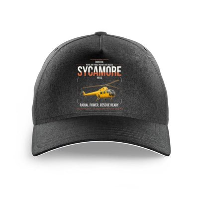 Bristol Sycamore HR14 design on black printed hat