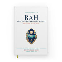 Thumbnail for Bahrain International Airport (BAH) design on white notebook