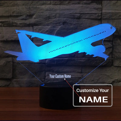 Crusing Airbus A320 3D Lamps aviation themed 3D night lamp, premium acrylic with LED.