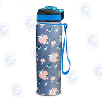Thumbnail for Cool & Super Airplanes (Vol2) Sports aviation design on sport kettle, insulated bottle with sport spout.