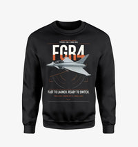 Thumbnail for Eurofighter Typhoon FGR4 design on black sweatshirt