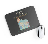 Thumbnail for Tancredo Neves International Airport (CNF) design on black rectangle mouse pad