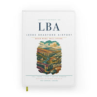 Thumbnail for Leeds Bradford Airport (LBA) design on white notebook