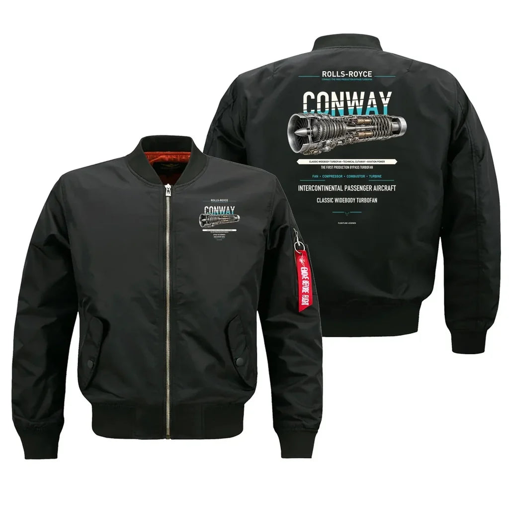 CONWAY design on black bomber