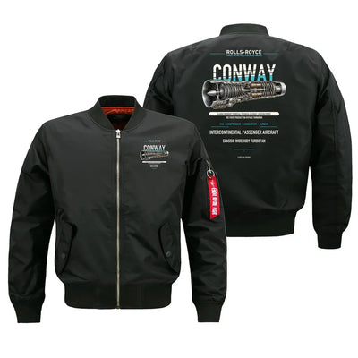 CONWAY design on black bomber