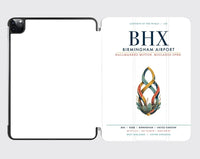 Thumbnail for Birmingham Airport (BHX) design on white ipad tablet case