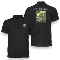 Thumbnail for CHARLESTON - Poster - Double-Side Polo - Black