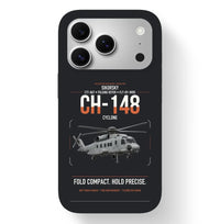 Thumbnail for Sikorsky CH-148 Cyclone design on black magsafe iphone case, for iPhone 17 Pro